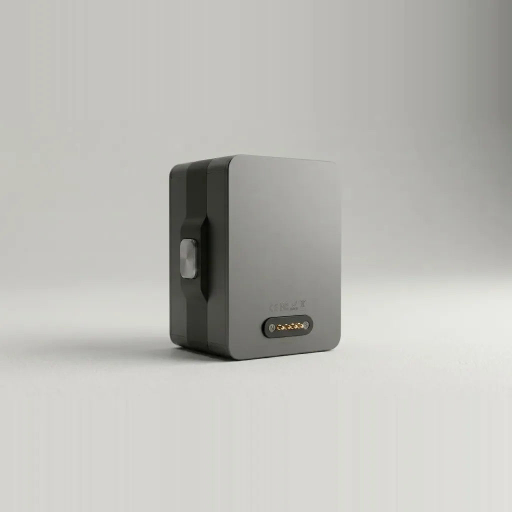 Oracle Core, back — magnetic power interface and pogo contacts