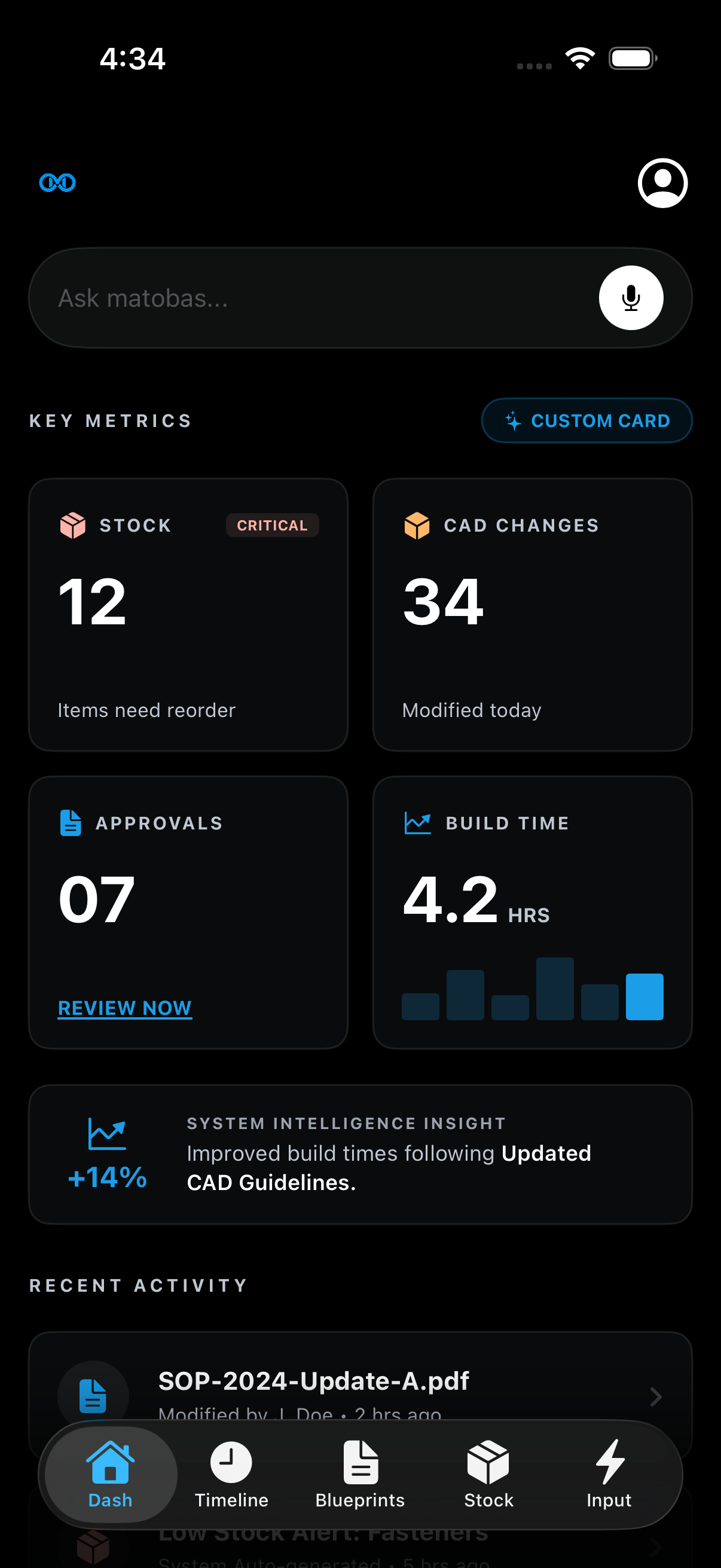 DX Dashboard